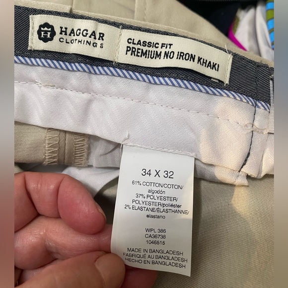 Haggar Men's Light Khaki Chinos - Picture 5 of 5